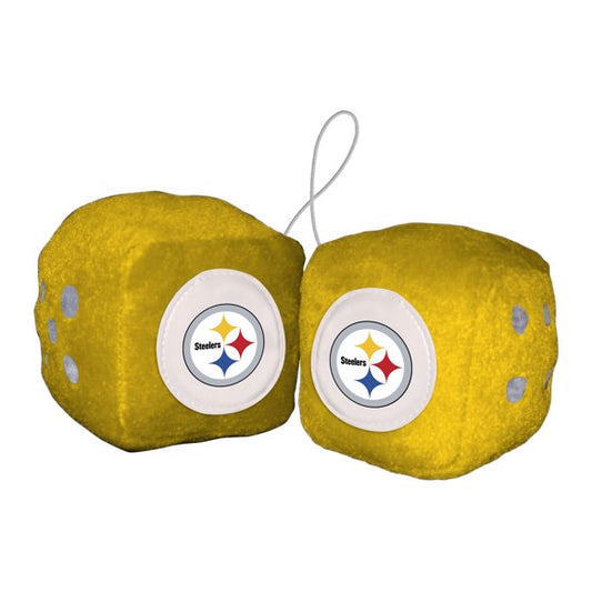 Pittsburgh Steelers Plush Fuzzy Dice by Fanmats