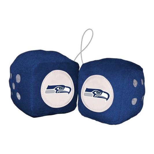 Seattle Seahawks Plush Fuzzy Dice by Fanmats