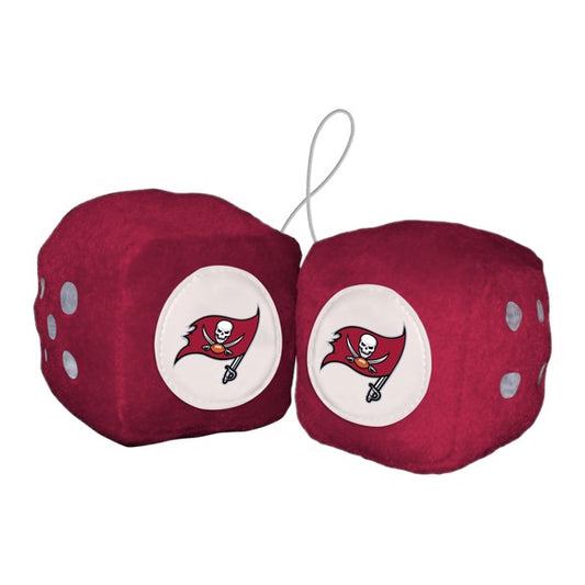 Tampa Bay Buccaneers Plush Fuzzy Dice by Fanmats