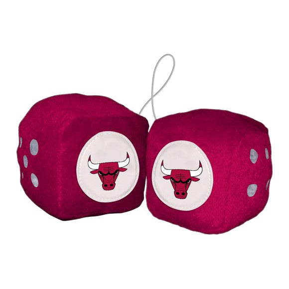 Chicago Bulls Plush Fuzzy Dice by Fanmats