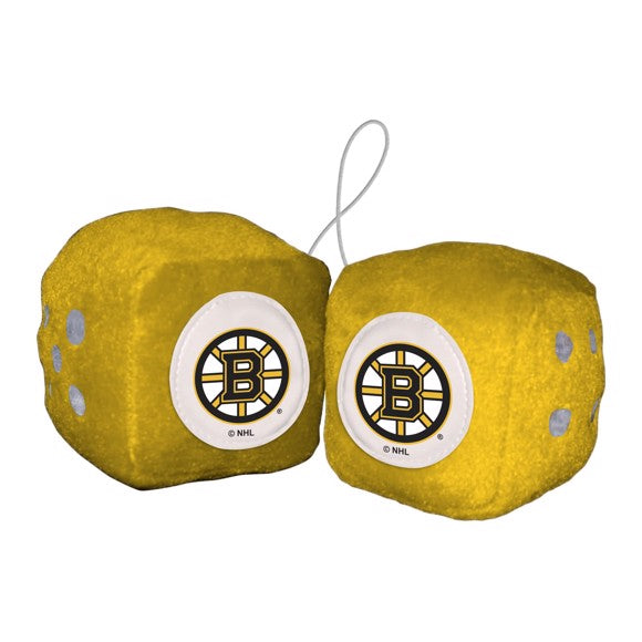 Boston Bruins Plush Fuzzy Dice by Fanmats