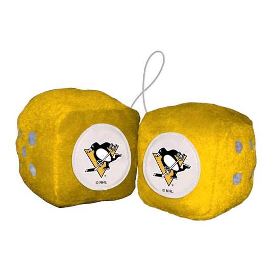 Pittsburgh Penguins Plush Fuzzy Dice by Fanmats