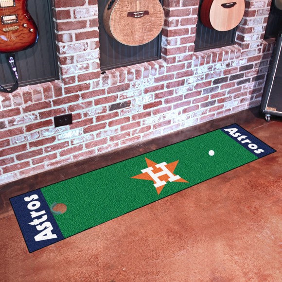 Houston Astros Retro Putting Green Mat by Fanmats