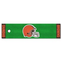 Cleveland Browns Green Putting Mat by Fanmats