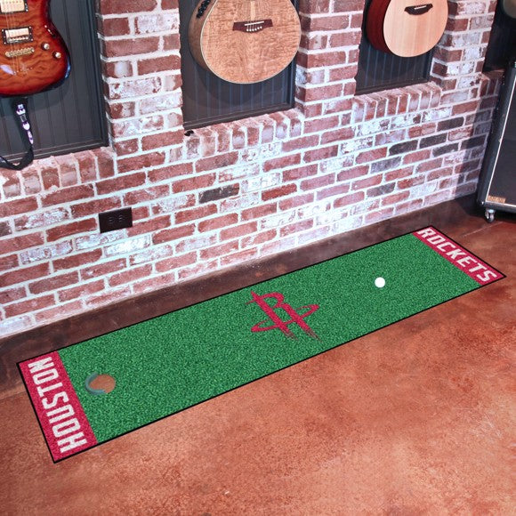 Houston Rockets Green Putting Mat by Fanmats