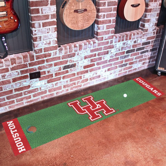 Houston Cougars Green Putting Mat by Fanmats