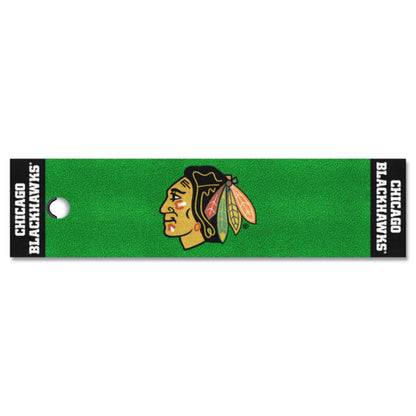 Chicago Blackhawks Green Putting Mat by Fanmats