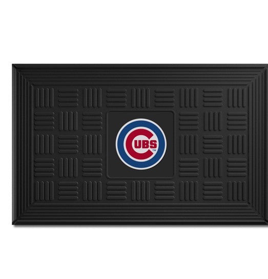 Chicago Cubs Medallion Door Mat by Fanmats