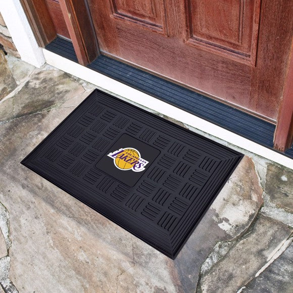 Los Angeles Lakers Medallion Door Mat by Fanmats