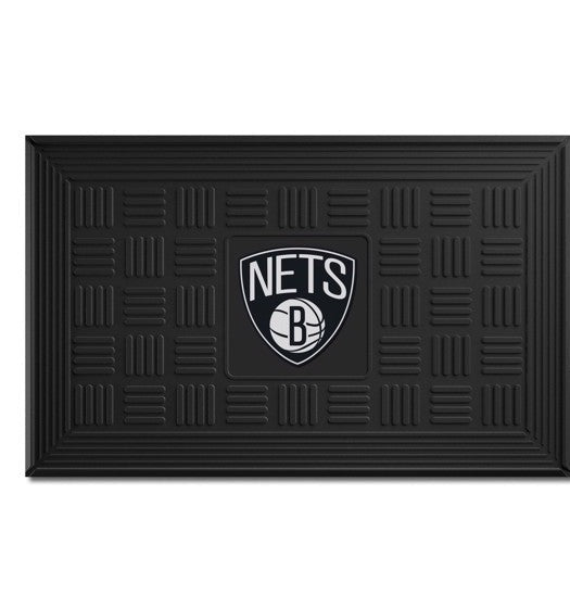 Brooklyn Nets Medallion Door Mat by Fanmats