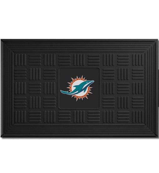 Miami Dolphins Medallion Door Mat by Fanmats