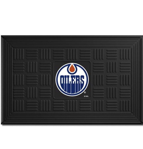 Edmonton Oilers Medallion Door Mat by Fanmats