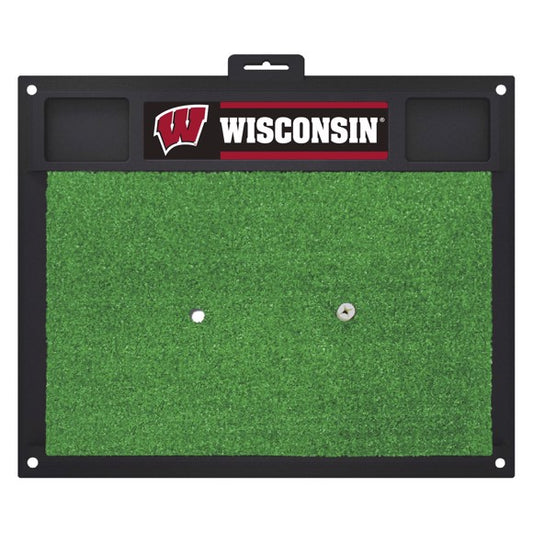 Wisconsin Badgers Golf Hitting Mat by Fanmats