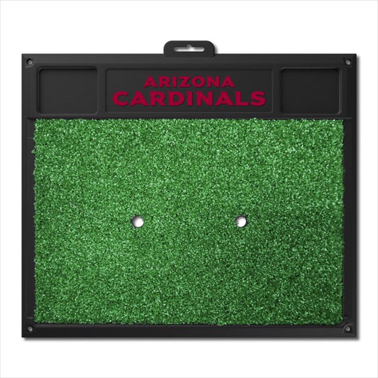 Arizona Cardinals NFL Golf Mat: Brand new, 20"x17", dual tee design, cups for balls/tees, heavy-duty vinyl, realistic turf.