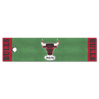 Chicago Bulls Retro Green Putting Mat by Fanmats