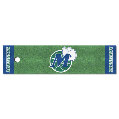 Dallas Mavericks Retro Green Putting Mat by Fanmats