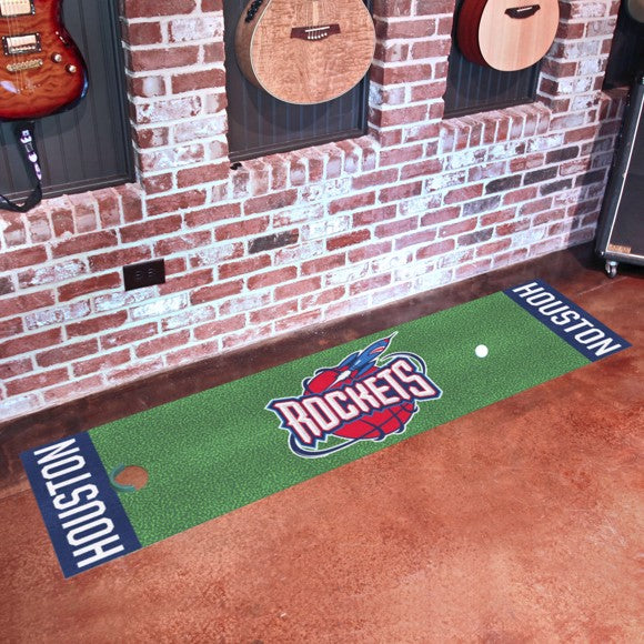 Houston Rockets Retro Green Putting Mat by Fanmats