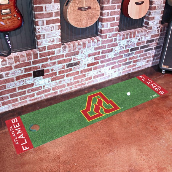 Atlanta Flames Retro Green Putting Mat by Fanmats