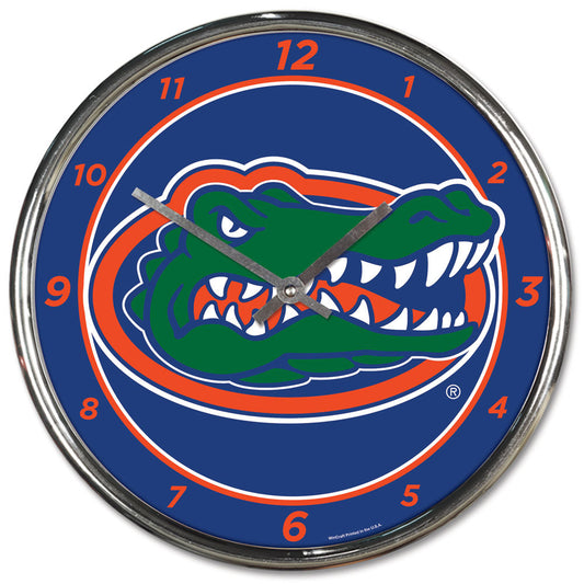 Florida Gators 12" Round Chrome Wall Clock by Wall Clock by Wincraft
