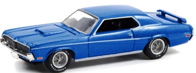 1969 Mercury Cougar Eliminator Medium Blue Iridescent Metallic "Greenlight Muscle" Series 25 1/64 Diecast Model Car by Greenlight