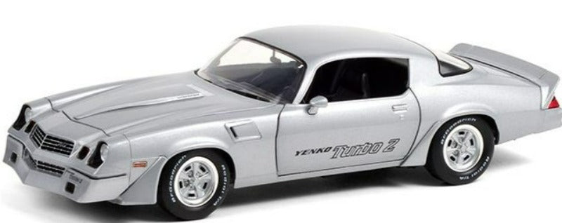 1981 Chevrolet Camaro Z/28 Yenko Turbo Z Turbo Silver Metallic 1/18 Diecast Model Car by Greenlight