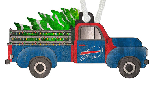 Buffalo Bills Christmas Truck Ornament by Fan Creations