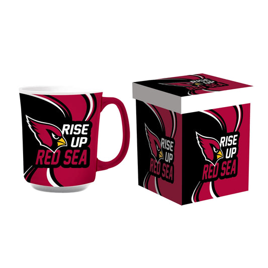 Arizona Cardinals 14oz Ceramic Coffee Mug with Matching Box by Evergreen