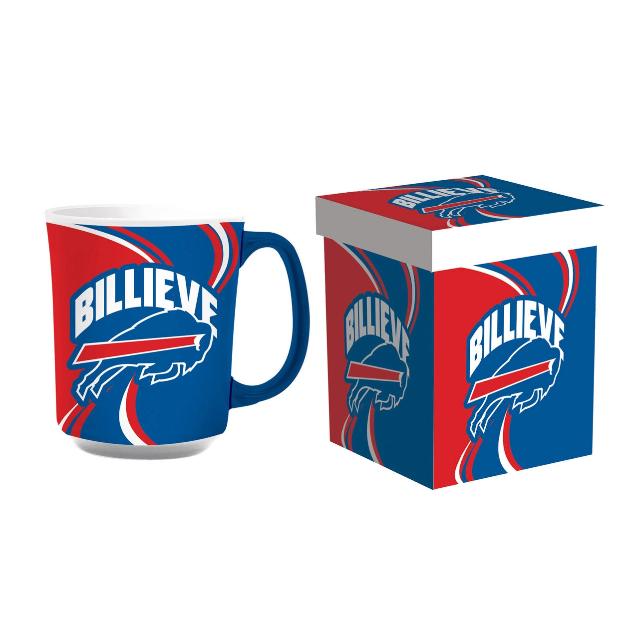 Buffalo Bills 14oz Ceramic Coffee Mug with Matching Box by Evergreen