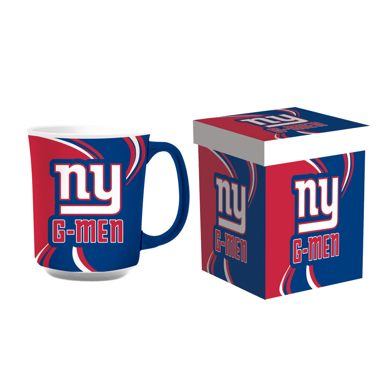 New York Giants 14oz Ceramic Coffee Mug with Matching Box by Evergreen