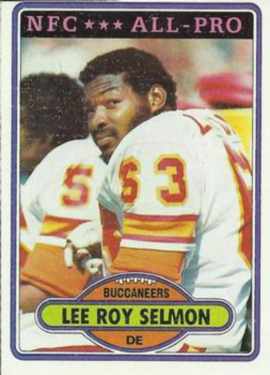 1980 Topps Lee Roy Selmon Football Card