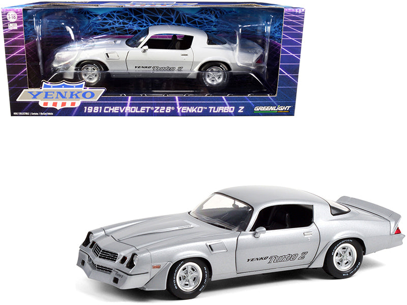 1981 Chevy Camaro Z28 Silver 1/18 Diecast