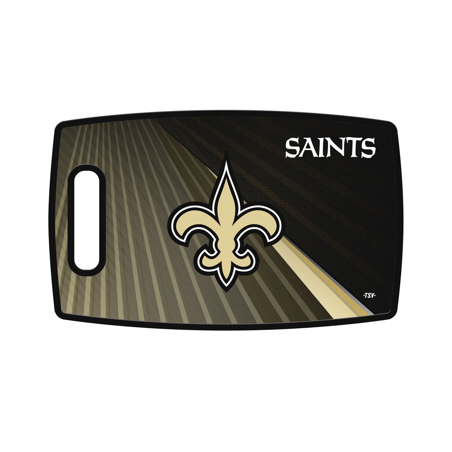New Orleans Saints Large 9.5" x 14.5" Cutting Board by Sports Vault