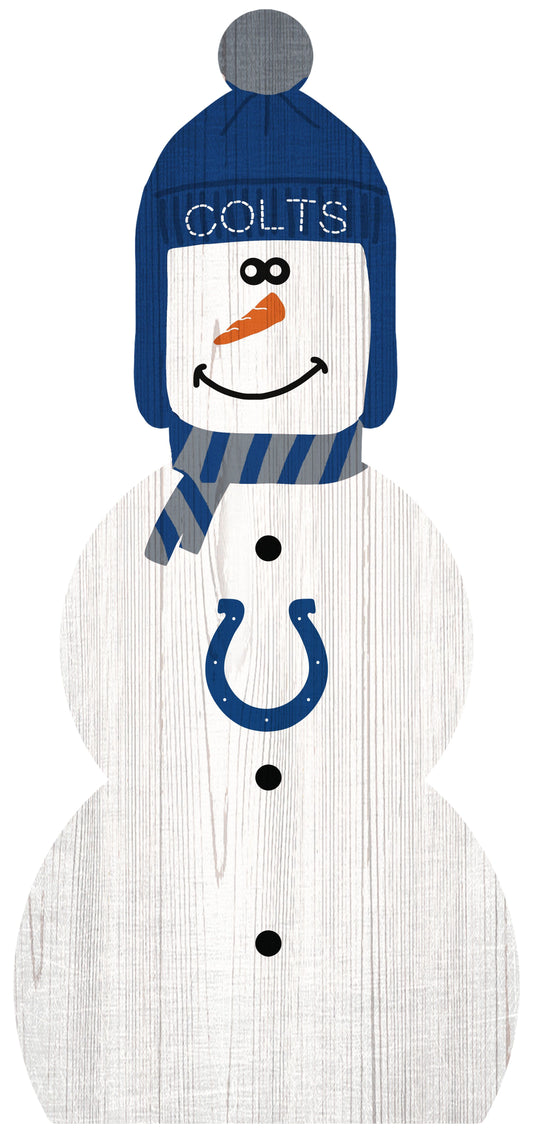 Indianapolis Colts  31" Snowman Leaner by Fan Creations