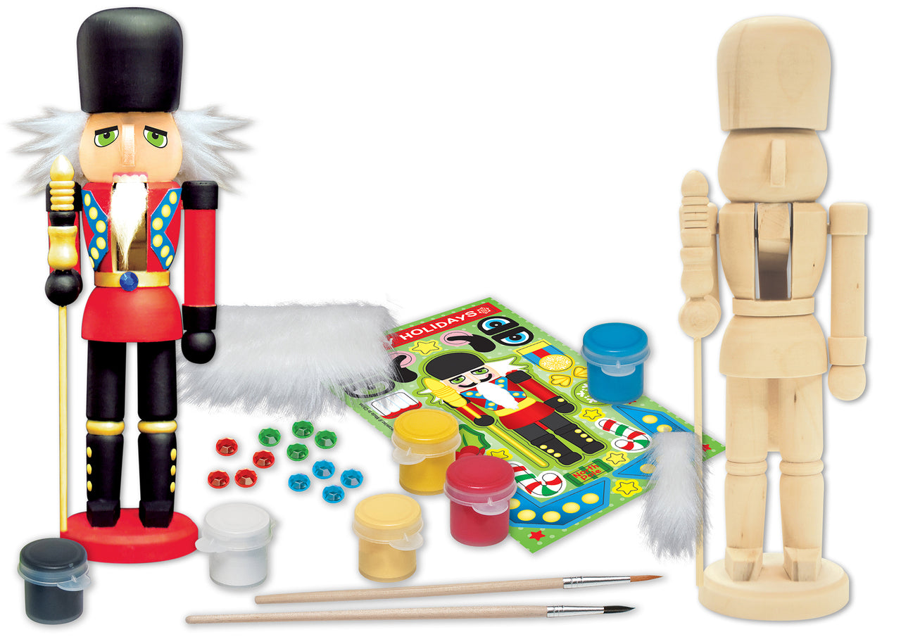 Nutcracker Guardsman Holiday Wood Paint Kit by Masterpieces