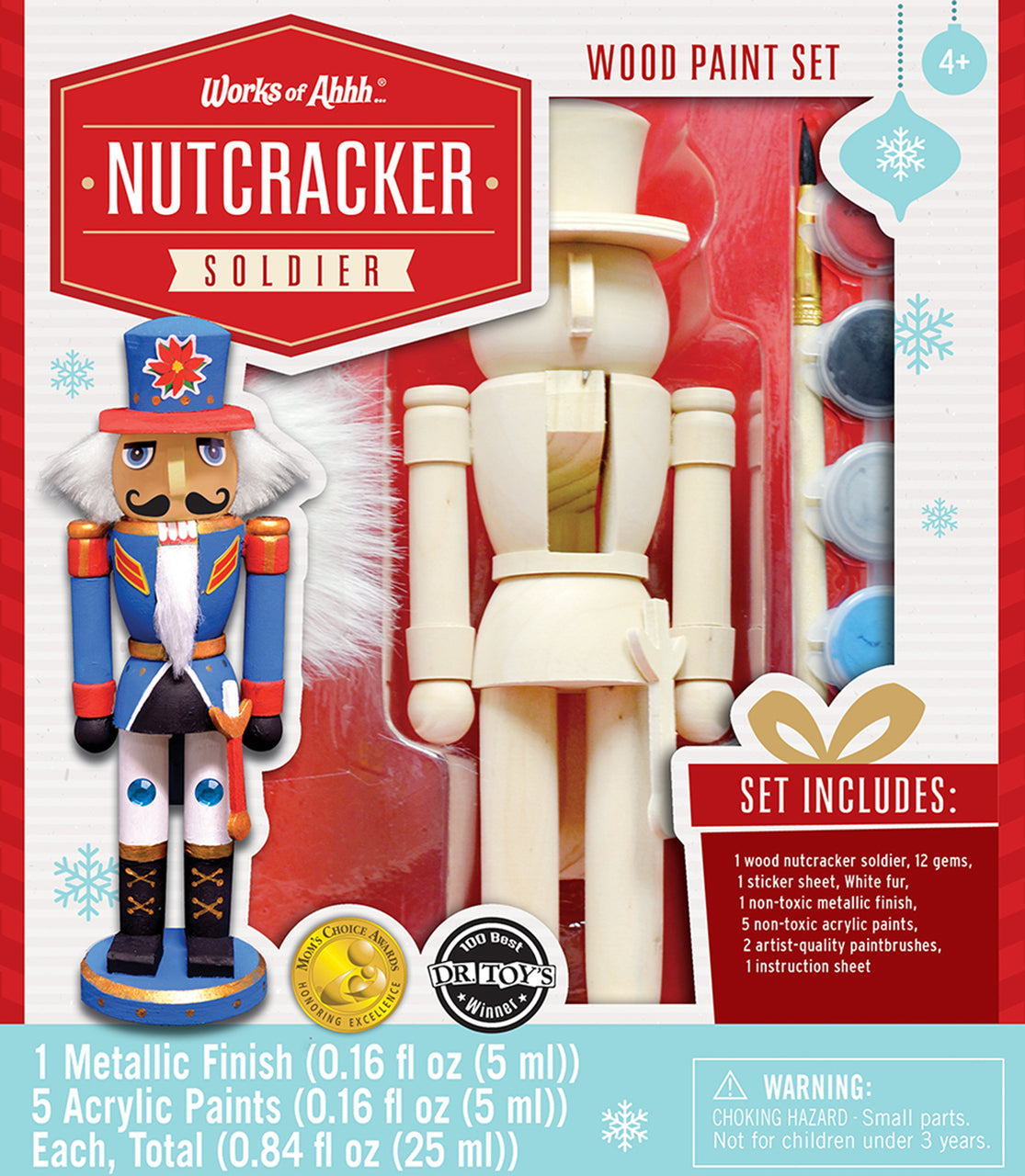 Nutcracker Soldier Holiday Wood Paint Kit by Masterpieces