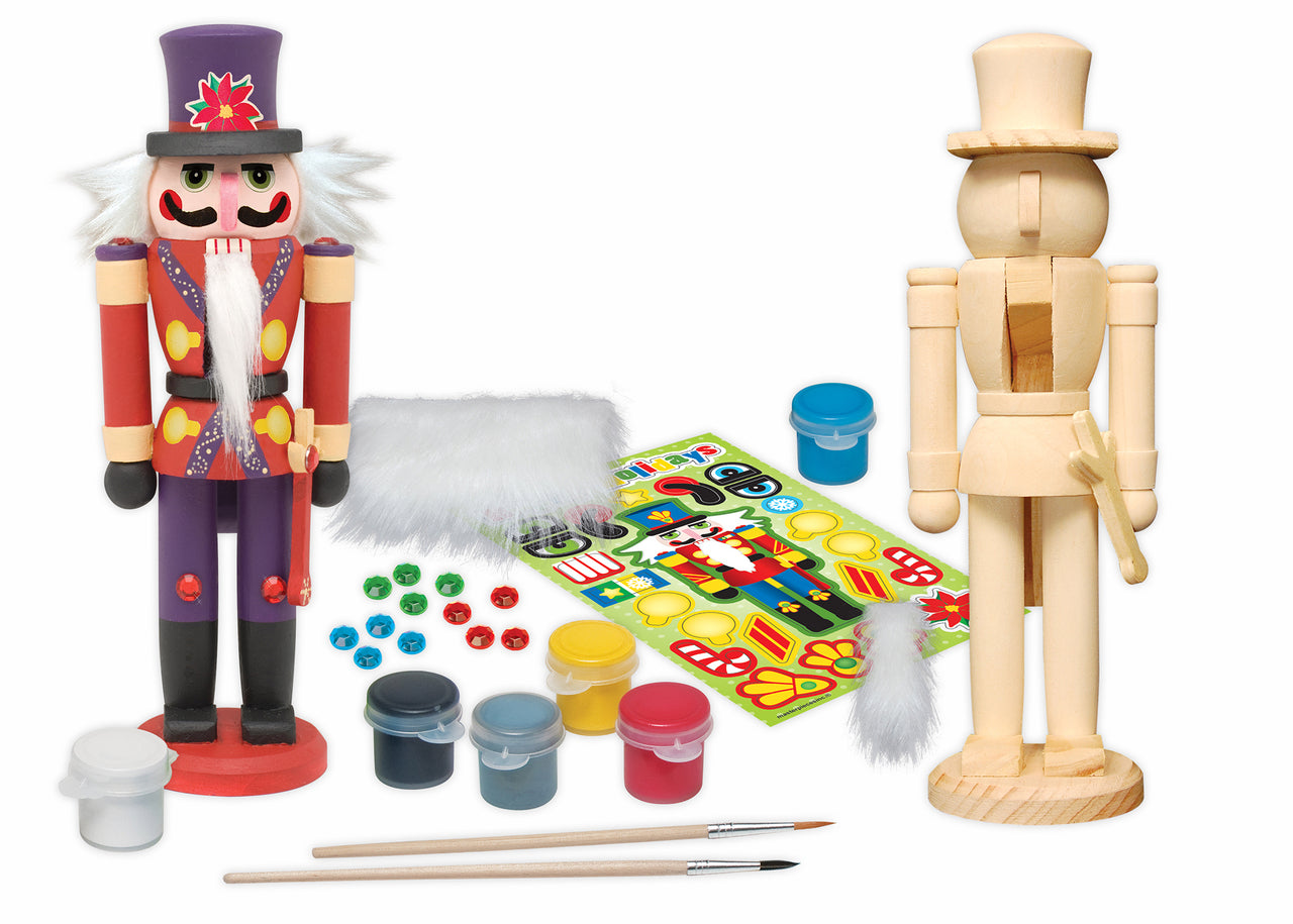 Nutcracker Soldier Holiday Wood Paint Kit by Masterpieces