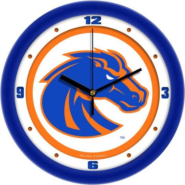 Boise State Broncos 11.5" Traditional Logo Wall Clock by Suntime