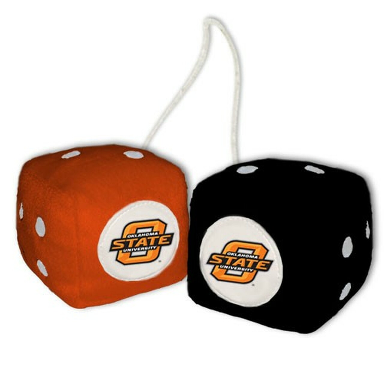 Oklahoma State Cowboys Plush Fuzzy Dice by Fremont Die