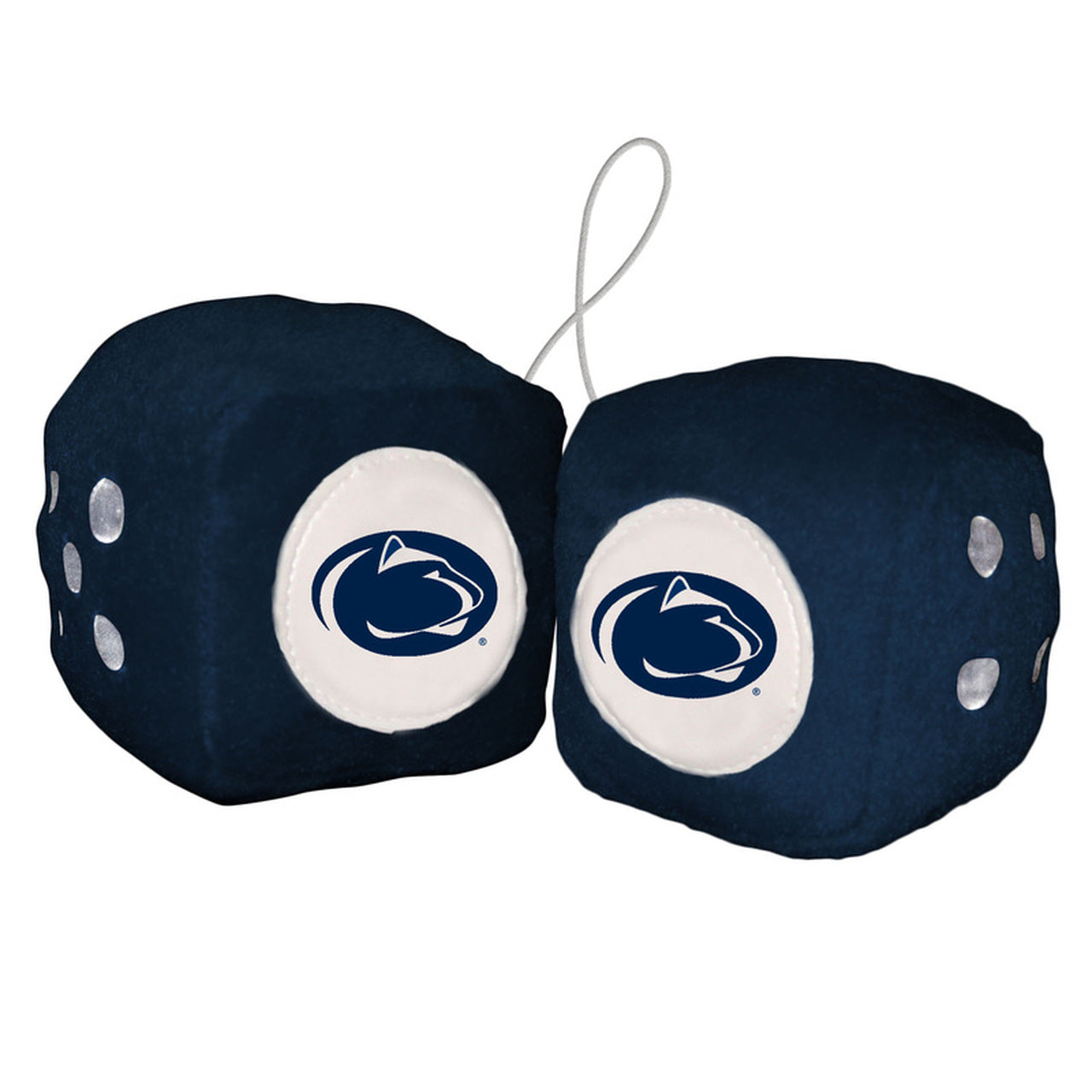Penn State Nittany Lions Plush Fuzzy Dice by Fremont Die