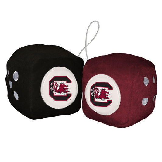 South Carolina Gamecocks Fuzzy Dice by Fremont Die