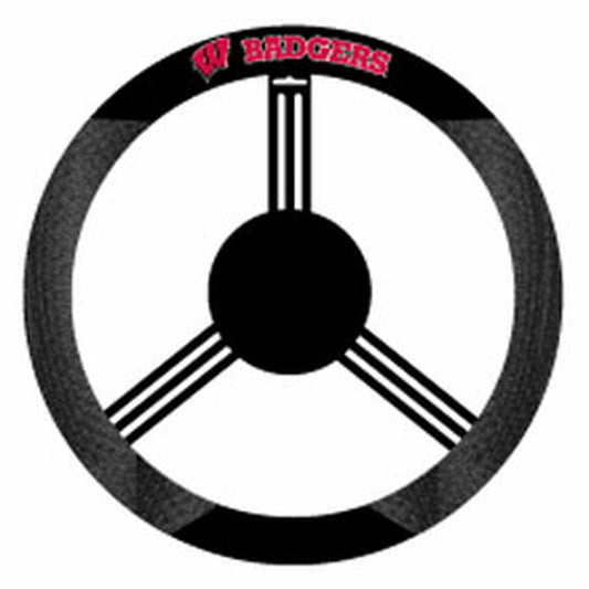 Wisconsin Badgers Mesh Steering Wheel Cover by Fremont Die