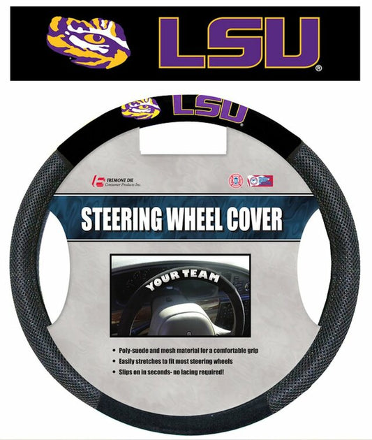 LSU Tigers Mesh Steering Wheel Cover by Fremont Die
