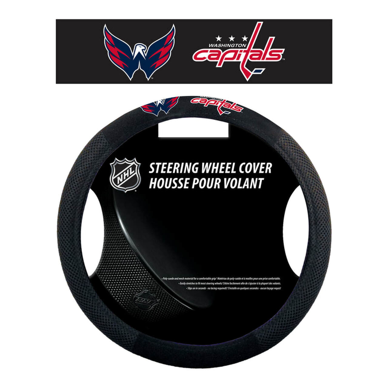 Washington Capitals Mesh Steering Wheel Cover by Fremont Die