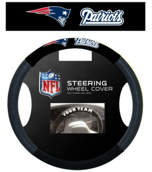 New England Patriots Mesh Steering Wheel Cover by Fremont Die