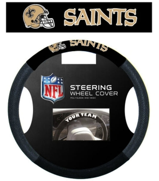 New Orleans Saints Mesh Steering Wheel Cover by Fremont Die