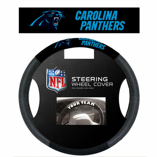 Carolina Panthers Mesh Steering Wheel Cover by Fremont Die