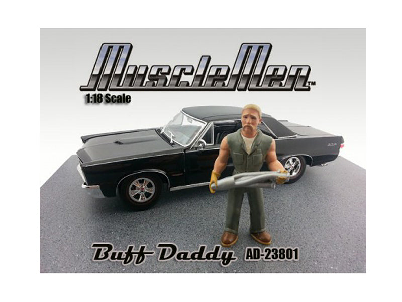 Musclemen Buff Daddy Figure for 1:18 Diecast Car Models by American Diorama