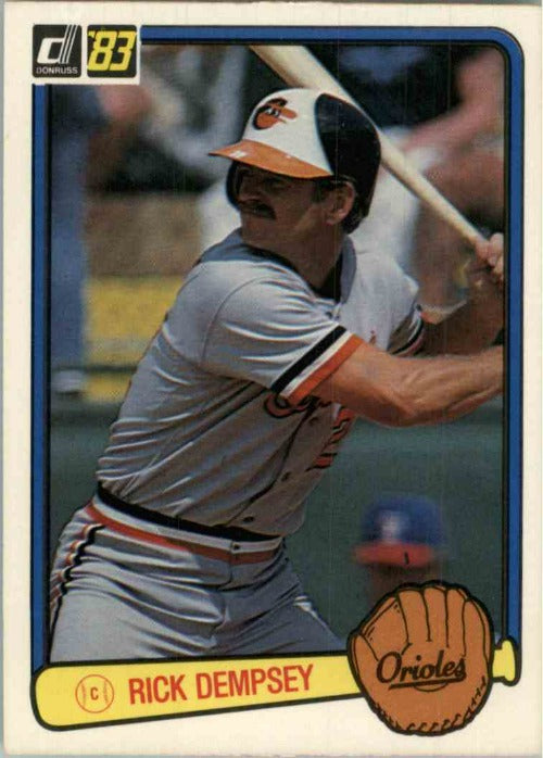 1983 Donruss #329 Rick Dempsey - Baseball Card NM-MT