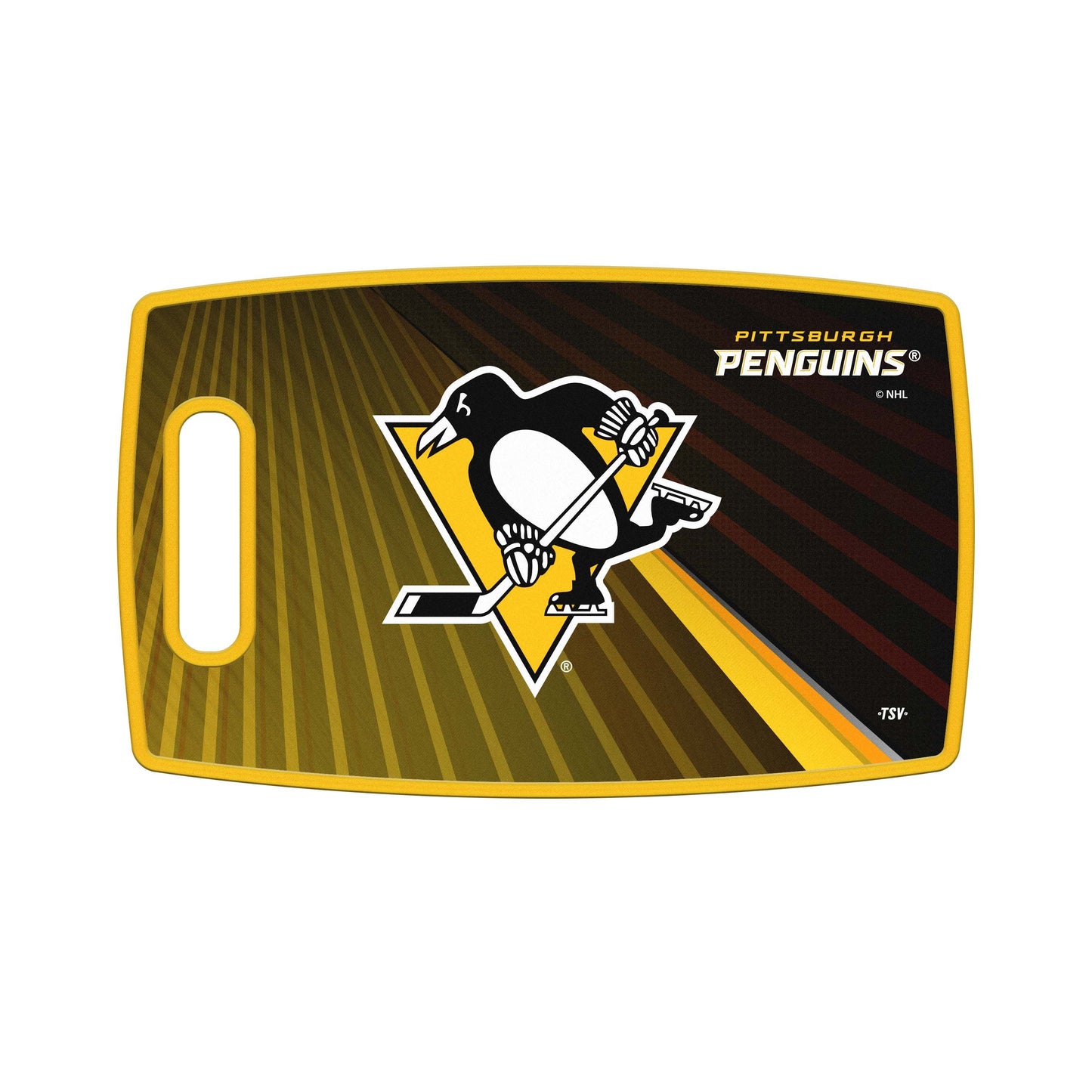 Pittsburgh Penguins Large 9.5" x 14.5" Cutting Board by Sports Vault
