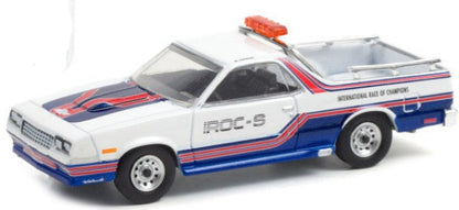 1985 Chevrolet El Camino SS Pickup Pace Truck IROC-S "International Race of Champions" (1985) "Hobby Exclusive" 1/64 Diecast Model Car by Greenlight